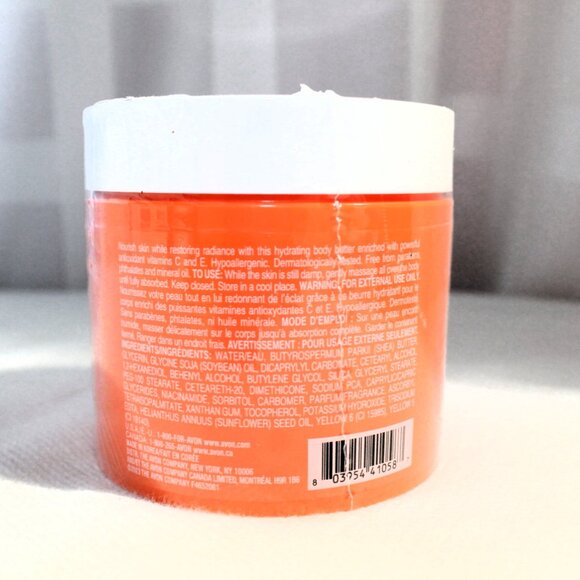 Avon Anew Vitamin C Nourishing Body Butter, 7.8 fl. oz., New Sealed, Free Ship - Picture 3 of 3
